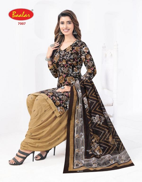 Baalar Crystal Patiyala Vol-7 – Dress Matarial